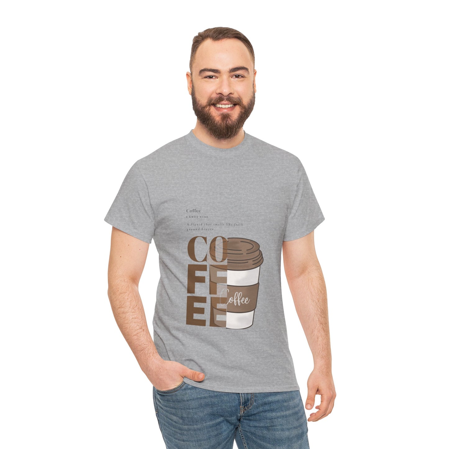 Fresh Brew Vibes Unisex Cotton Tee – Casual Coffee Lover’s T-Shirt