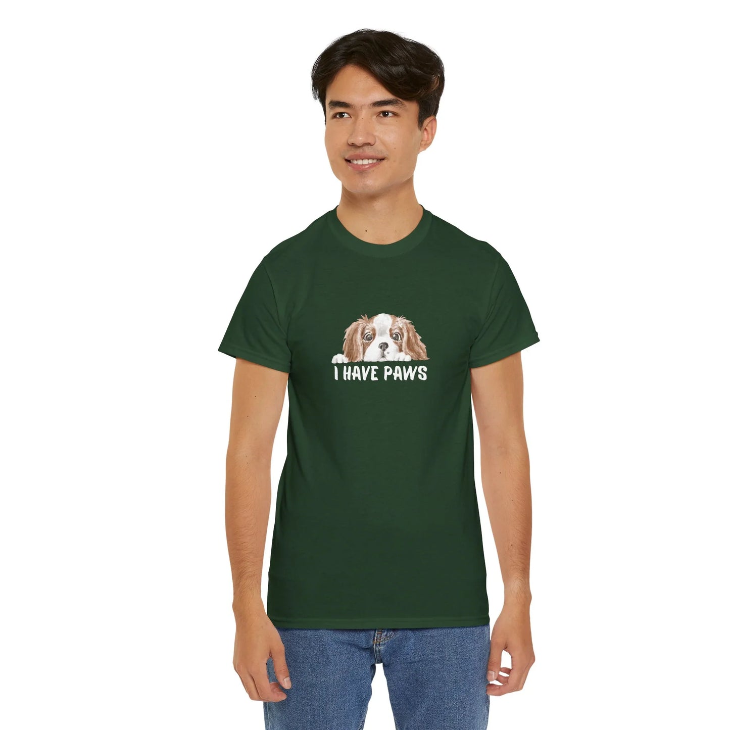 Dog Lover's Unisex Tee - I Have Paws - Wolf Aura Co