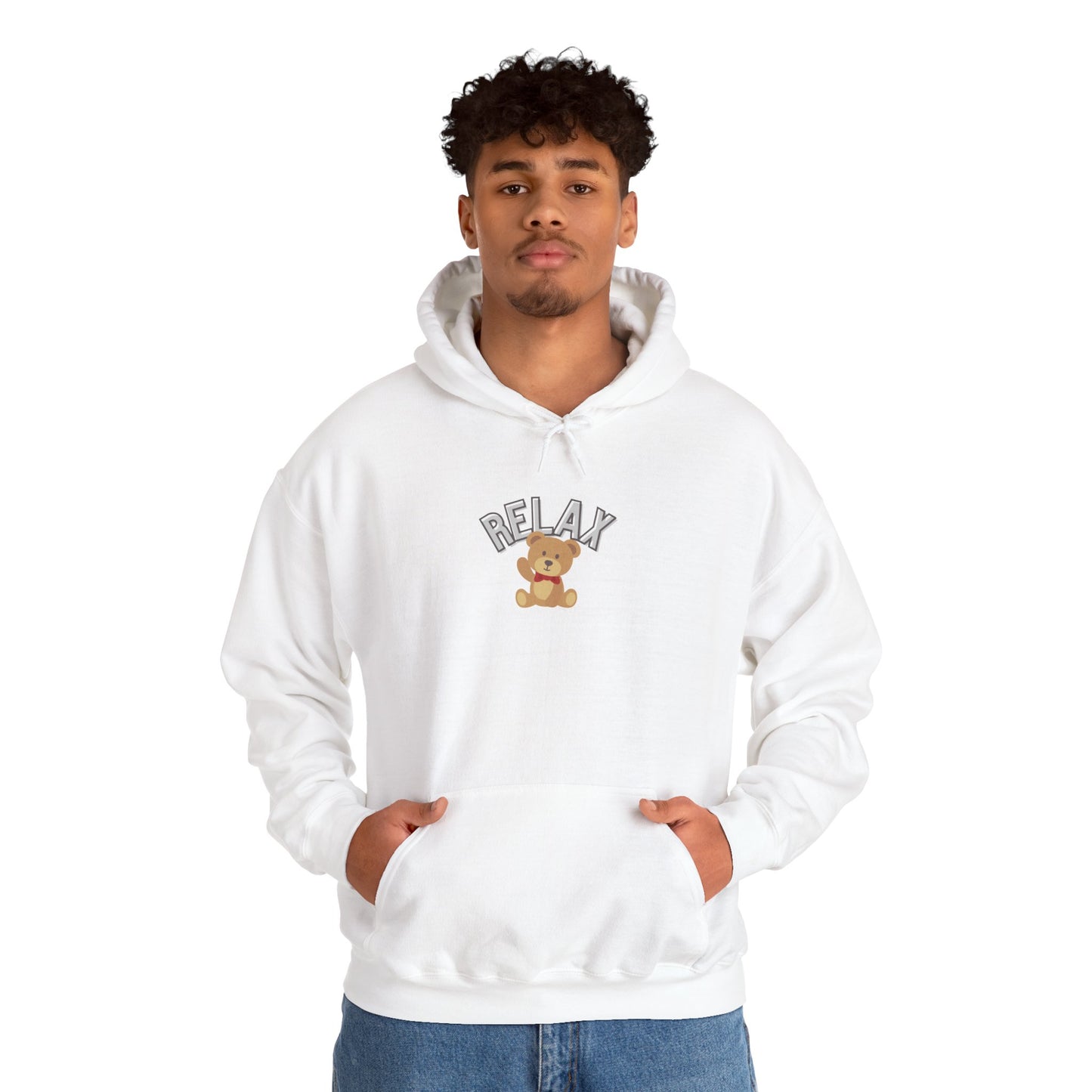 Teddy Bear Graphic Hoodie – Relaxation Sweatshirt for Men & Women - Wolf Aura Co