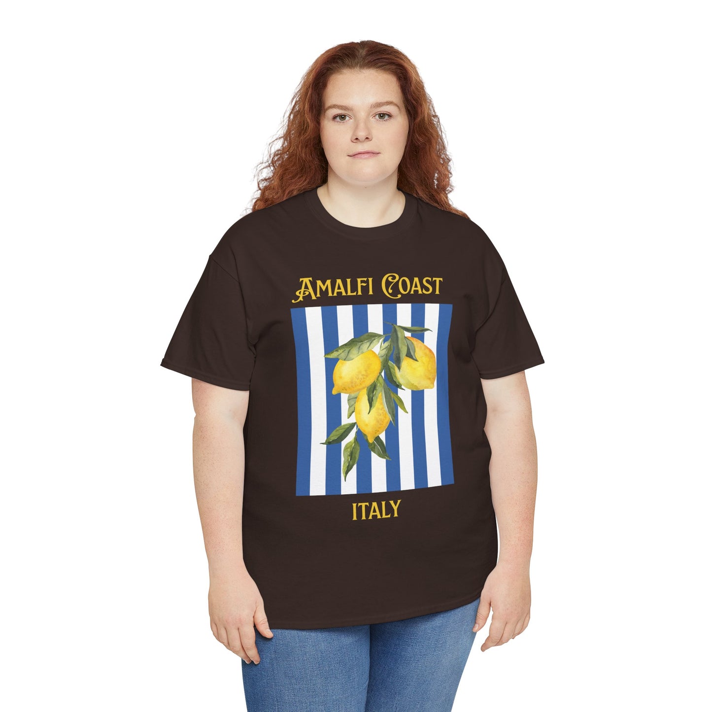 Unisex Amalfi Coast T-Shirt – Casual Coastal Graphic Tee - Wolf Aura Co