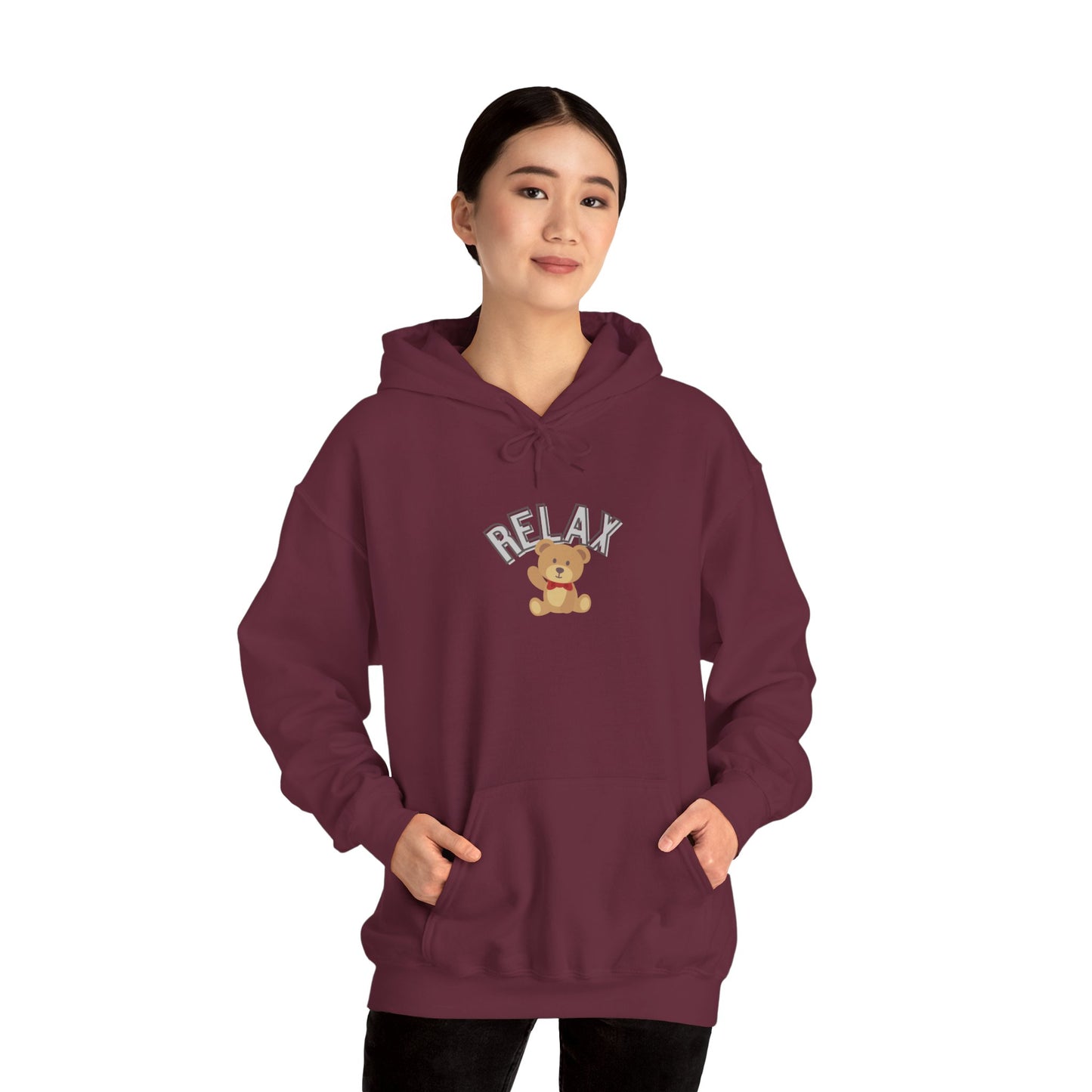 Teddy Bear Graphic Hoodie – Relaxation Sweatshirt for Men & Women - Wolf Aura Co