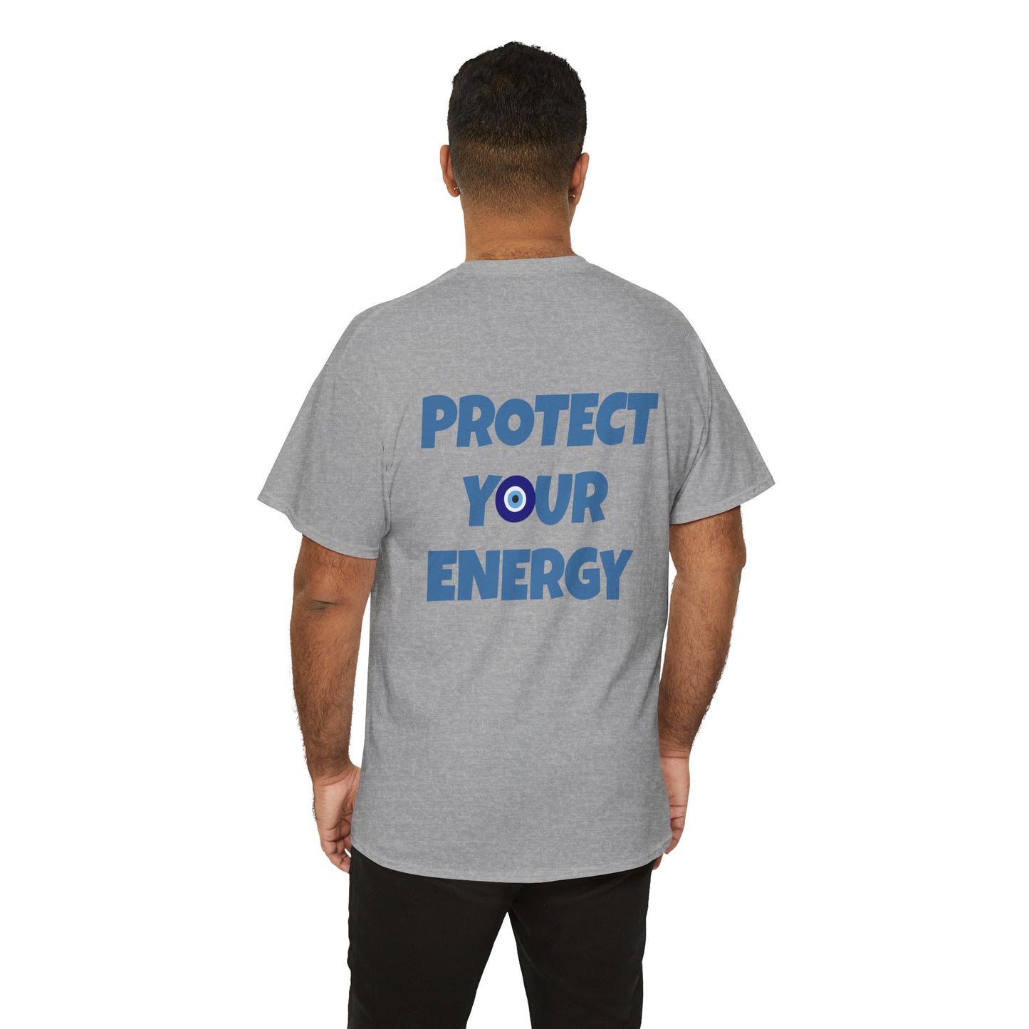 Evil Eye Graphic Tee – Unisex Casual Cotton T-Shirt | Protect Your Energy Shirt, Positive Vibes Apparel, Spiritual Gift - Wolf Aura Co