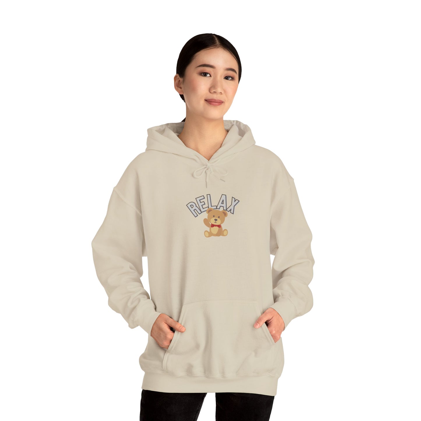 Teddy Bear Graphic Hoodie – Relaxation Sweatshirt for Men & Women - Wolf Aura Co