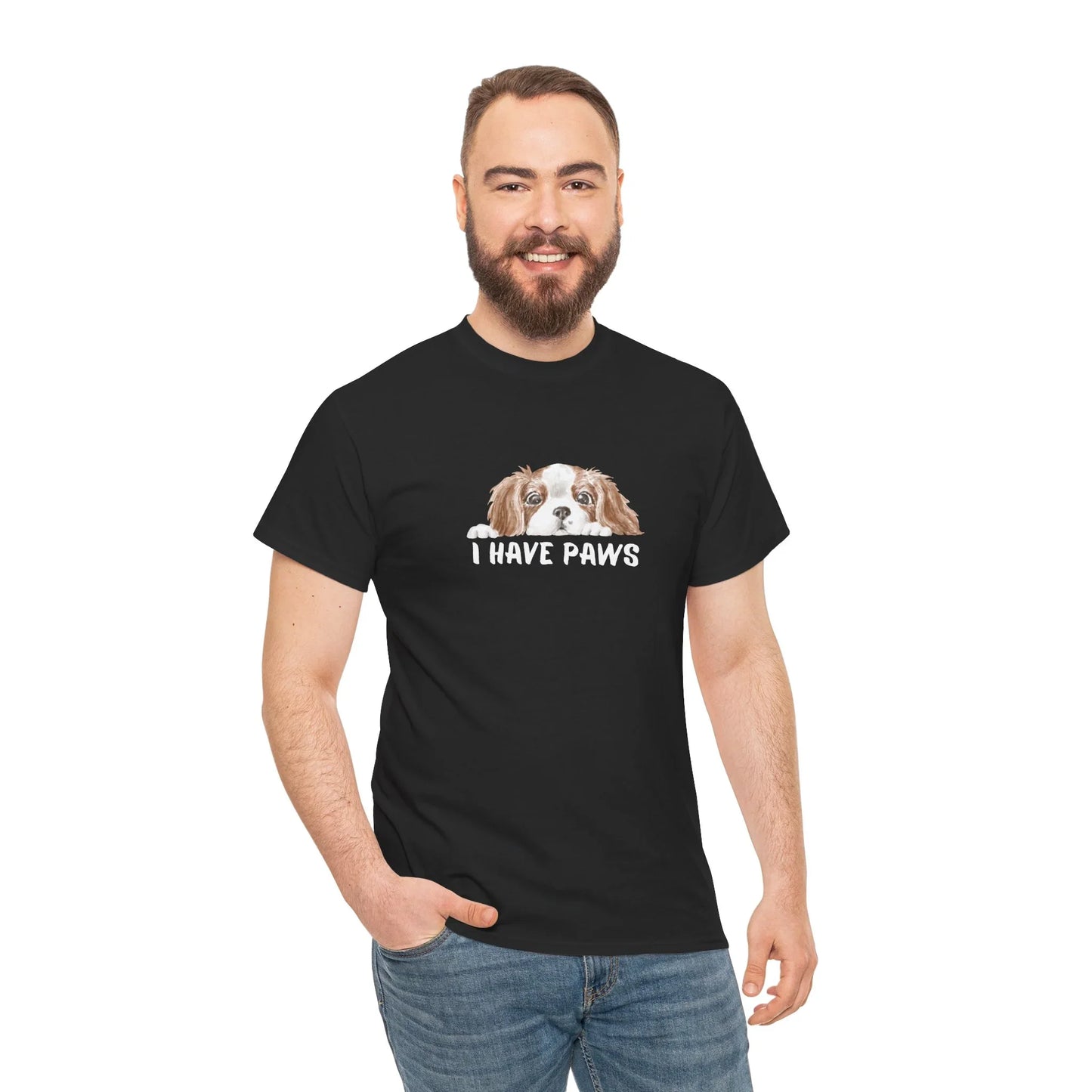 Dog Lover's Unisex Tee - I Have Paws - Wolf Aura Co