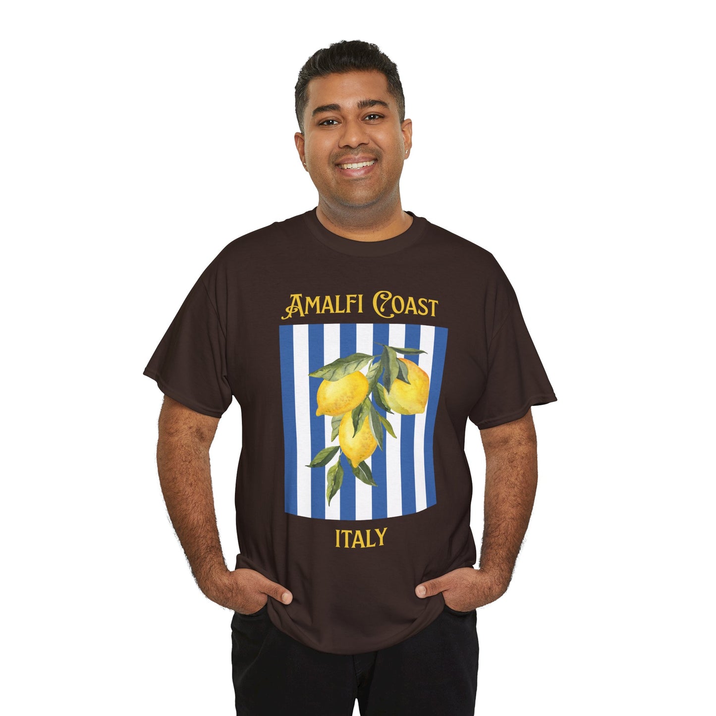 Unisex Amalfi Coast T-Shirt – Casual Coastal Graphic Tee - Wolf Aura Co