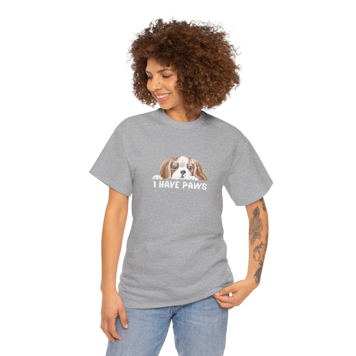 Dog Lover's Unisex Tee - I Have Paws - Wolf Aura Co