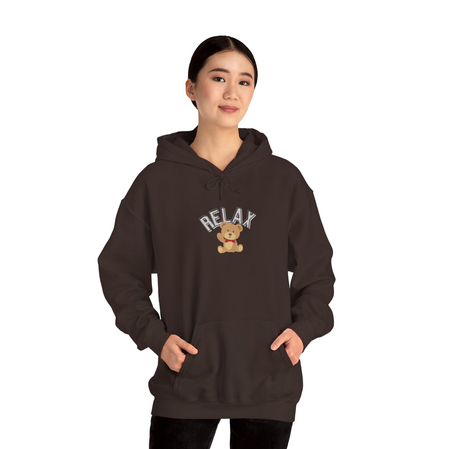 Teddy Bear Graphic Hoodie – Relaxation Sweatshirt for Men & Women - Wolf Aura Co