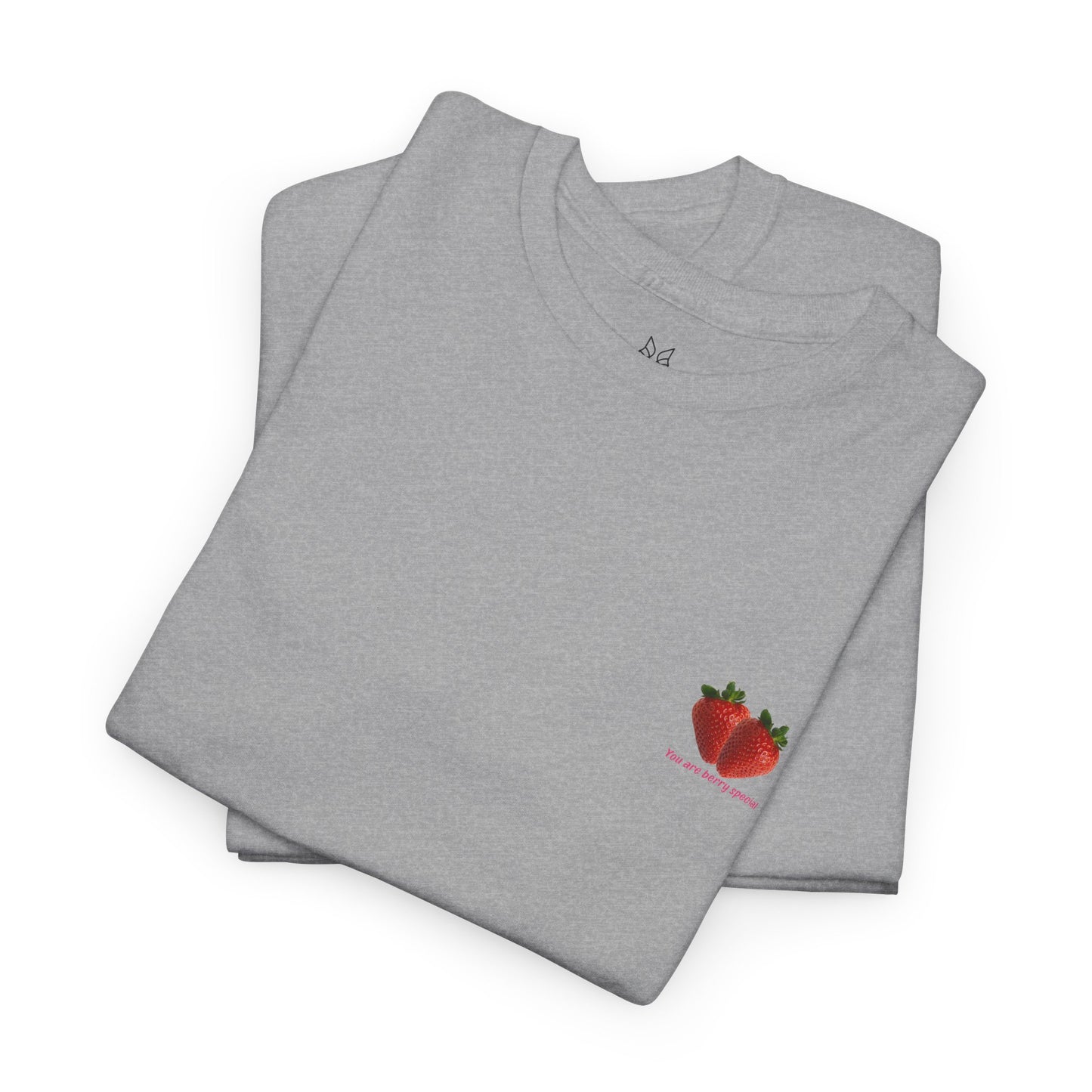 Strawberry Print Casual T-Shirt | Cute Graphic Tee, Everyday Comfort, Fruit-Inspired Fashion - Wolf Aura Co