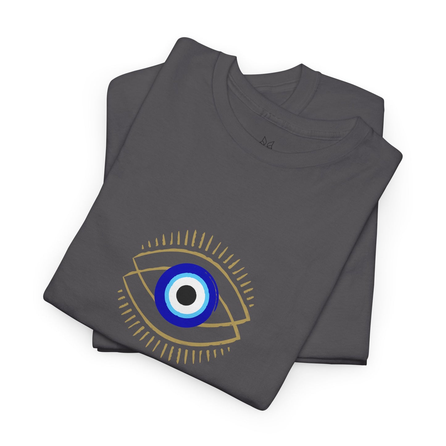 Evil Eye Graphic Tee – Unisex Casual Cotton T-Shirt | Protect Your Energy Shirt, Positive Vibes Apparel, Spiritual Gift - Wolf Aura Co