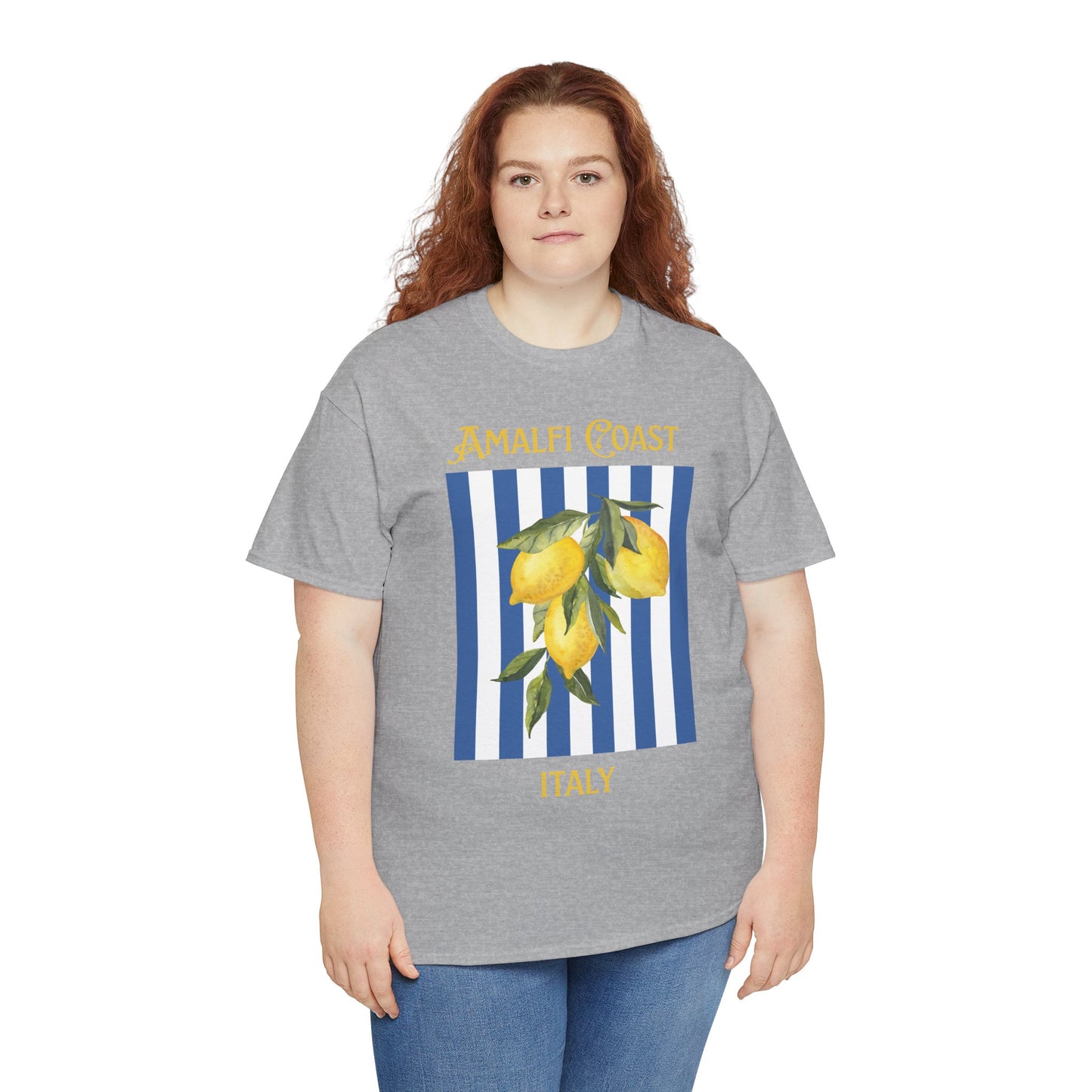 Unisex Amalfi Coast T-Shirt – Casual Coastal Graphic Tee - Wolf Aura Co