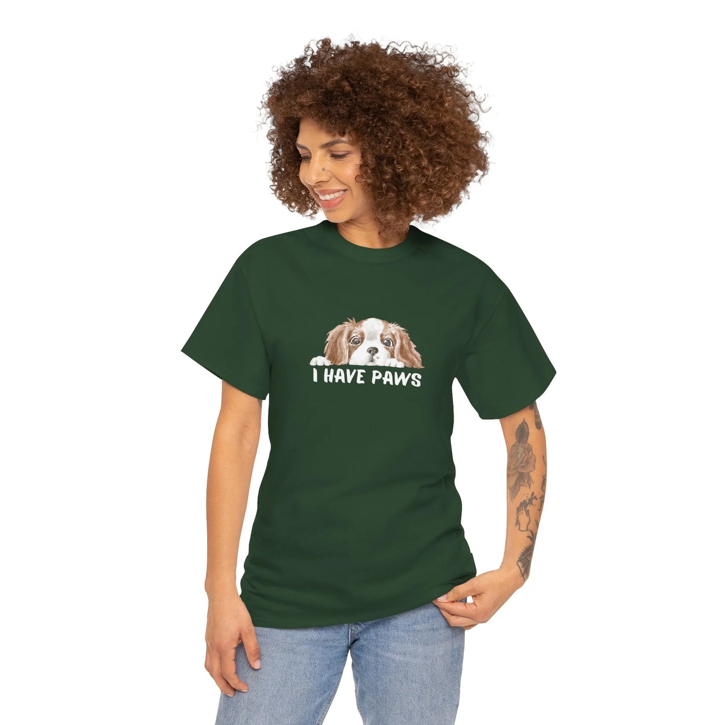 Dog Lover's Unisex Tee - I Have Paws - Wolf Aura Co