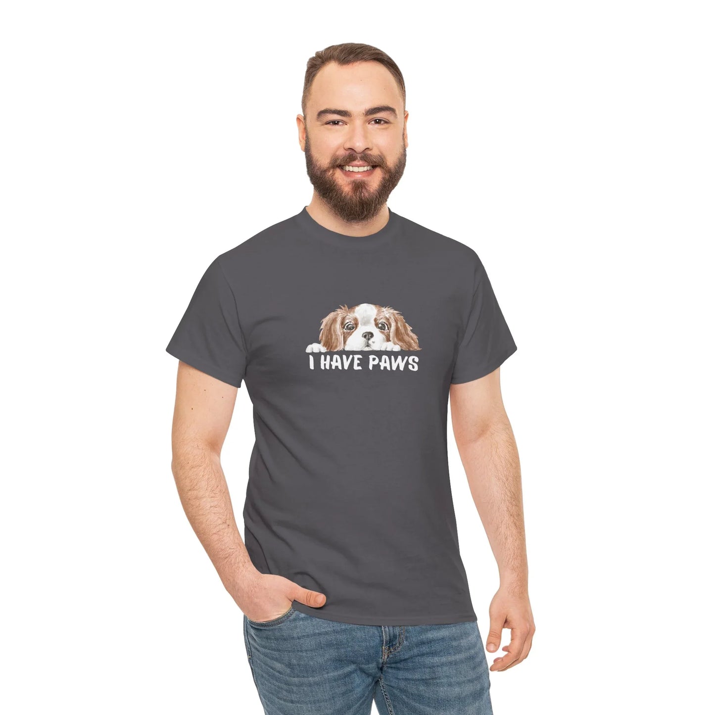 Dog Lover's Unisex Tee - I Have Paws - Wolf Aura Co