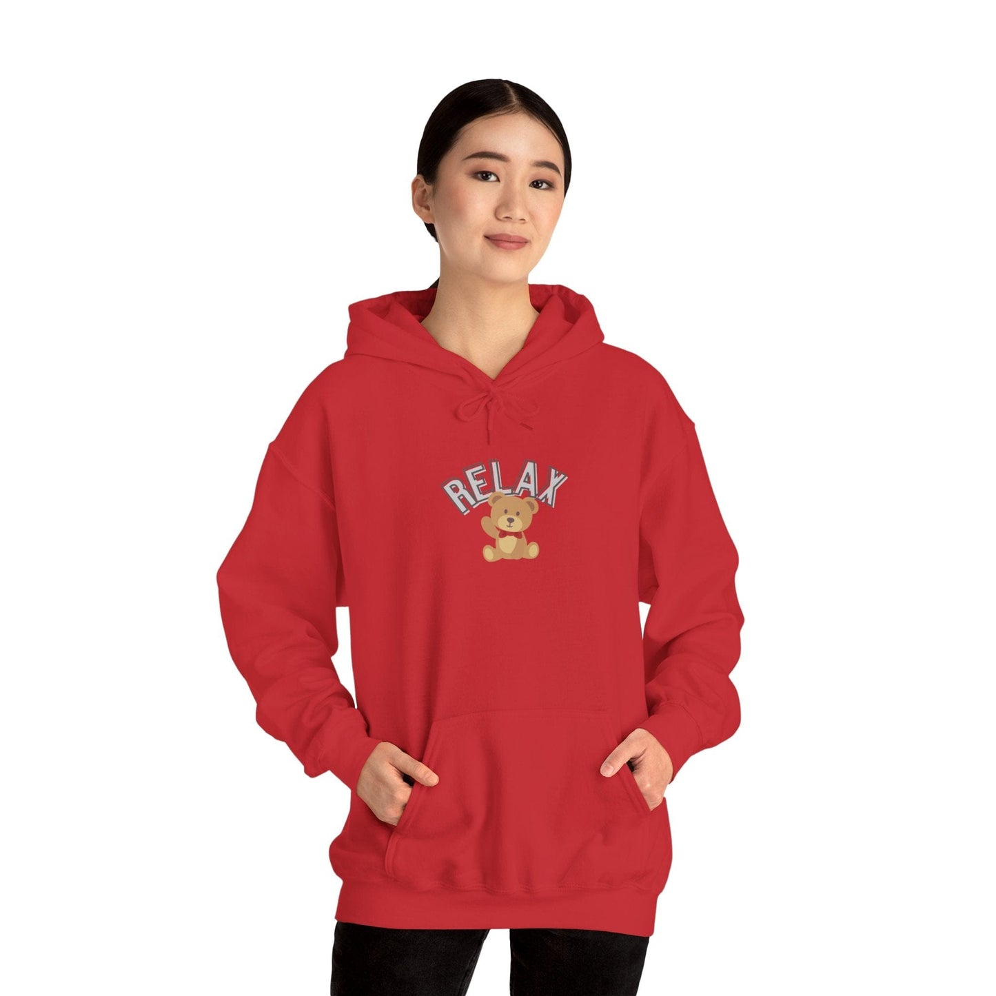 Teddy Bear Graphic Hoodie – Relaxation Sweatshirt for Men & Women - Wolf Aura Co