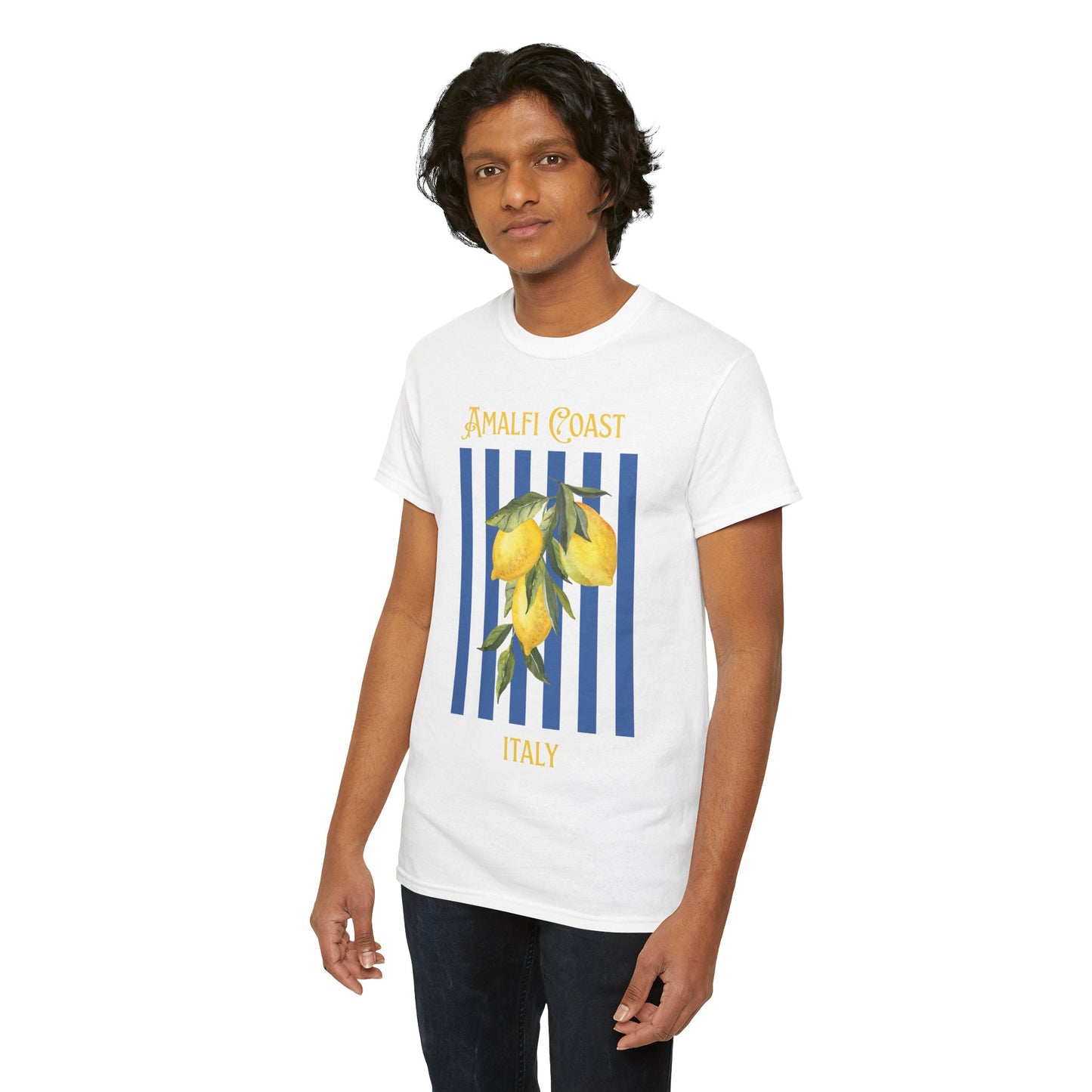 Unisex Amalfi Coast T-Shirt – Casual Coastal Graphic Tee - Wolf Aura Co
