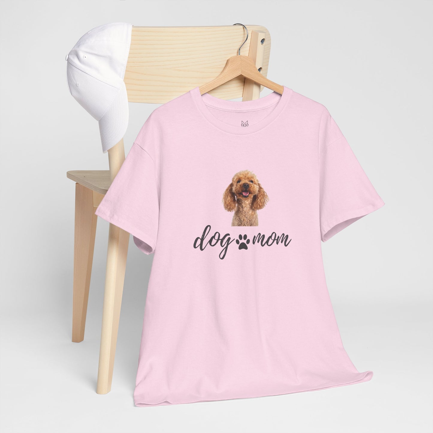 Dog Print Cotton T-Shirt – Cute Casual Tee for Dog Moms | Gift for Dog Lovers, Everyday Comfort, Pet Parent Apparel - Wolf Aura Co