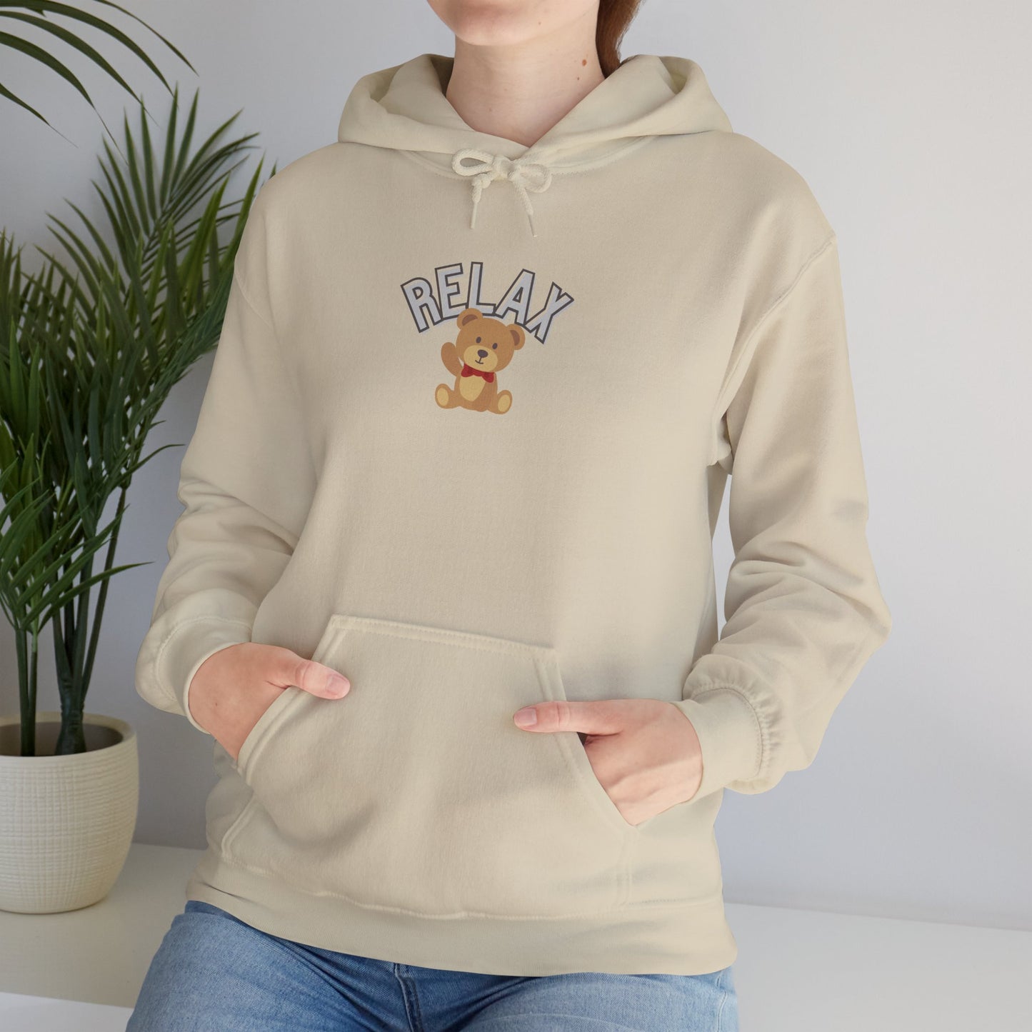 Teddy Bear Graphic Hoodie – Relaxation Sweatshirt for Men & Women - Wolf Aura Co