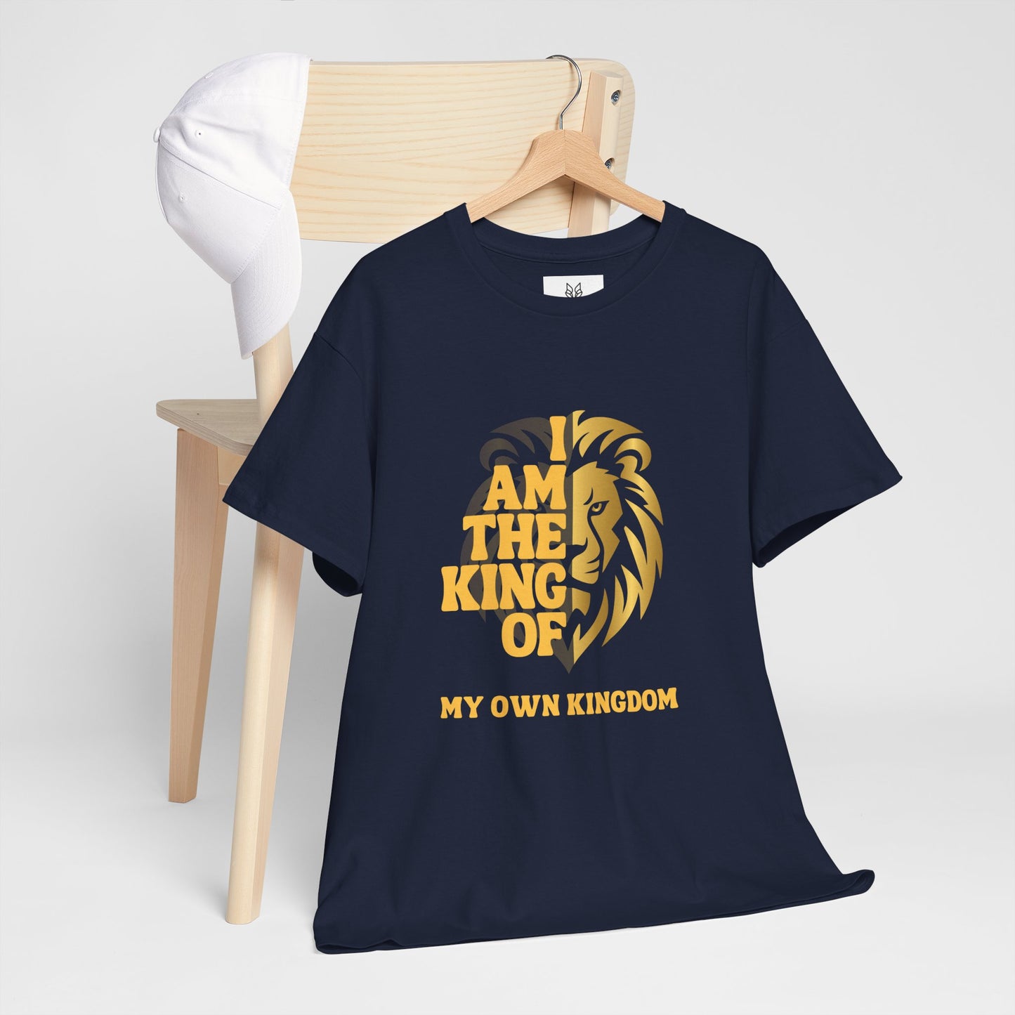 Lion Print Cotton T-Shirt – Fierce Graphic Tee, Casual Everyday Wear, Animal Lover Gift - Wolf Aura Co