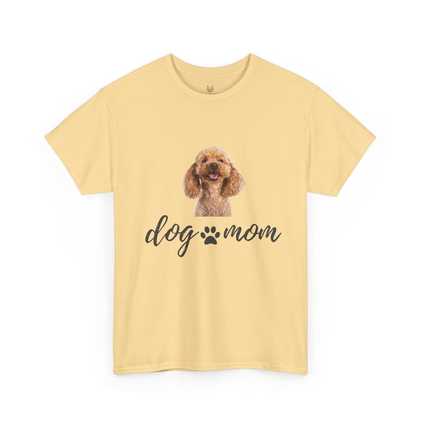 Dog Mom Cotton Tee – Casual &Comfy Gift for Pet Lovers | Wolf Aura
