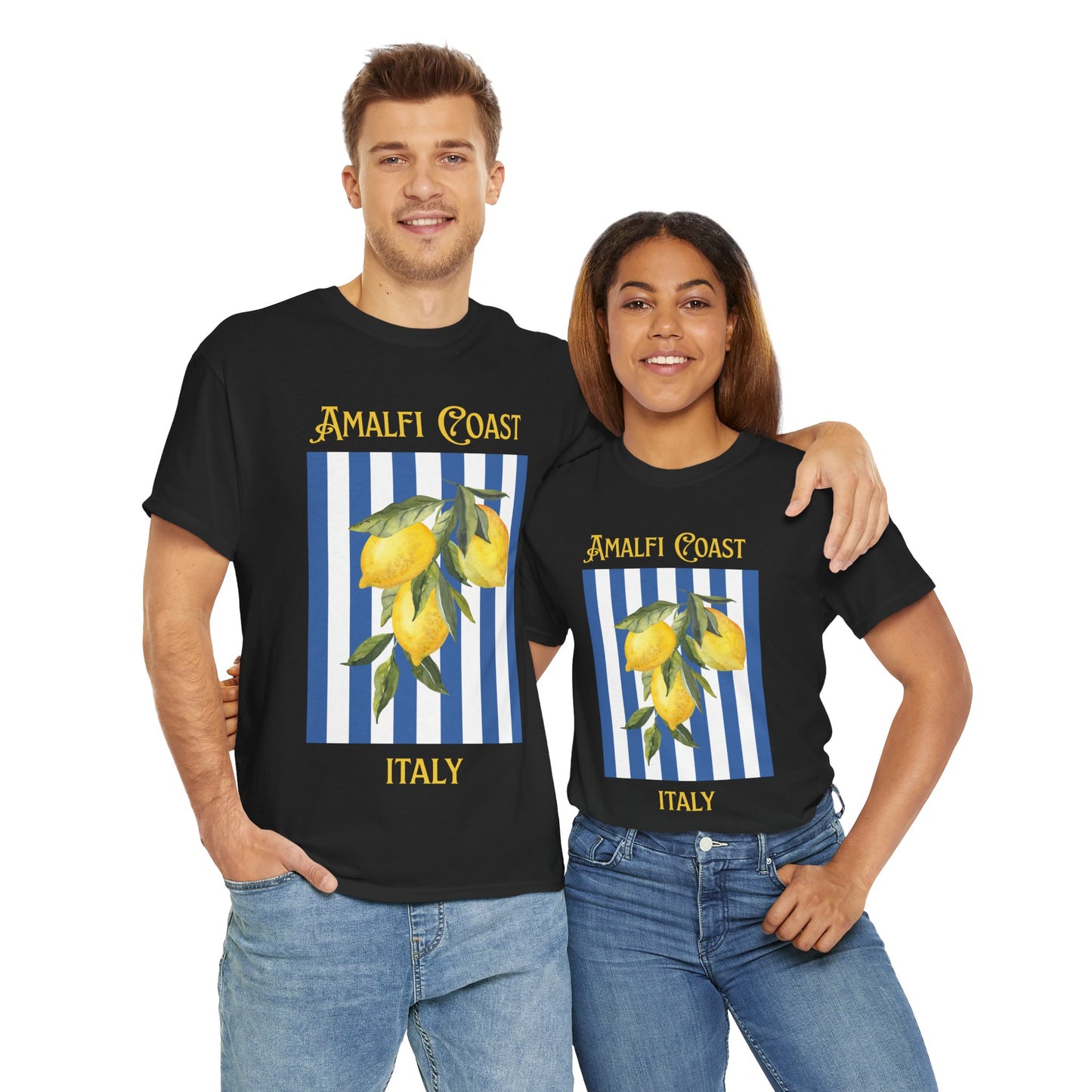 Amalfi Coast Print Tee