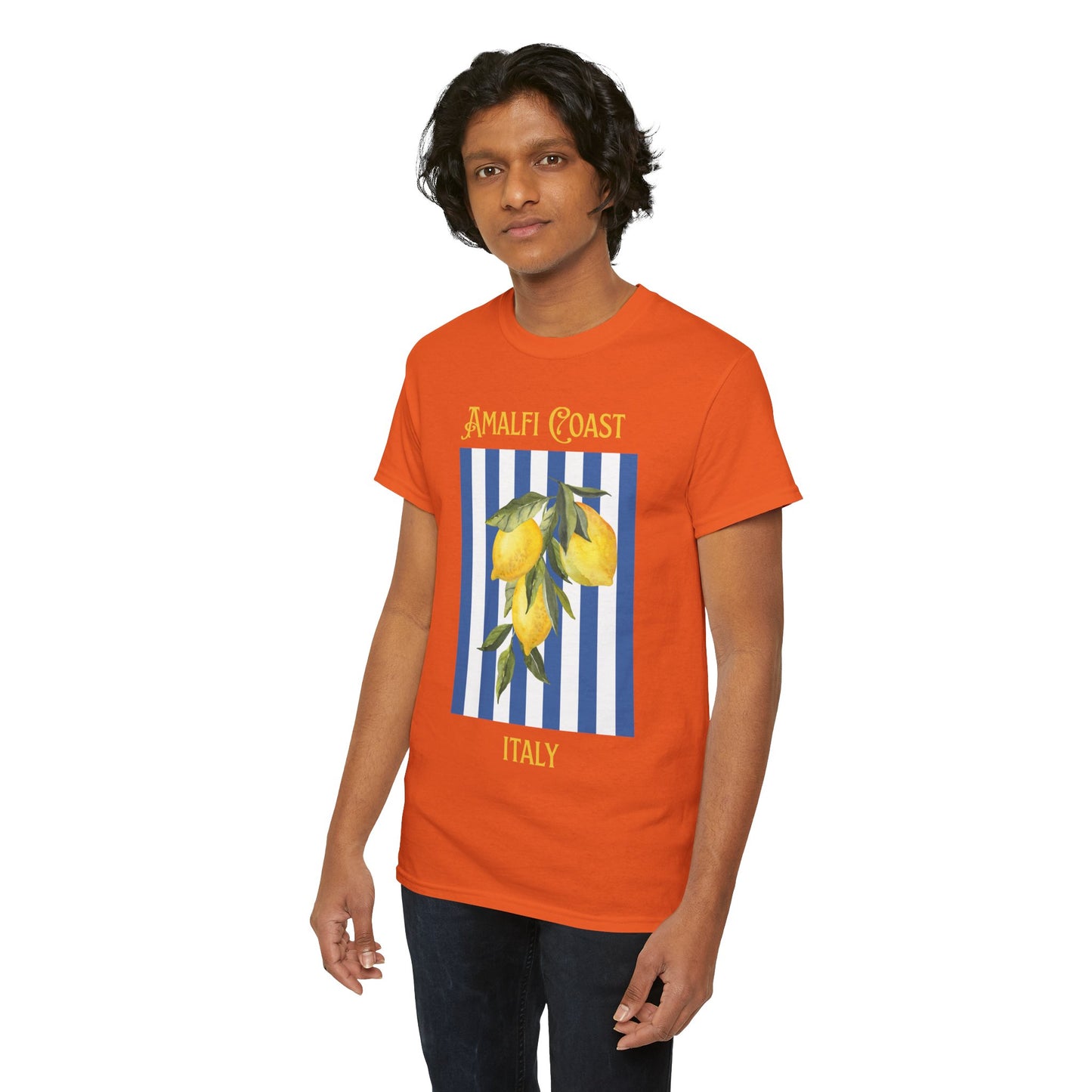 Unisex Amalfi Coast T-Shirt – Casual Coastal Graphic Tee - Wolf Aura Co