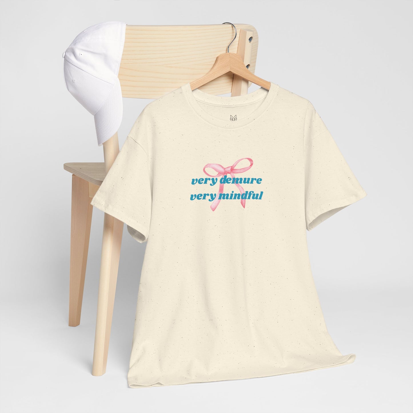 Very Demure, Very Mindful Print Tee – Cozy & Stylish - Wolf Aura Co