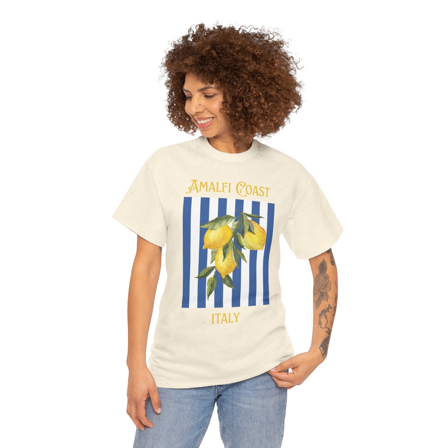 Unisex Amalfi Coast T-Shirt – Casual Coastal Graphic Tee - Wolf Aura Co