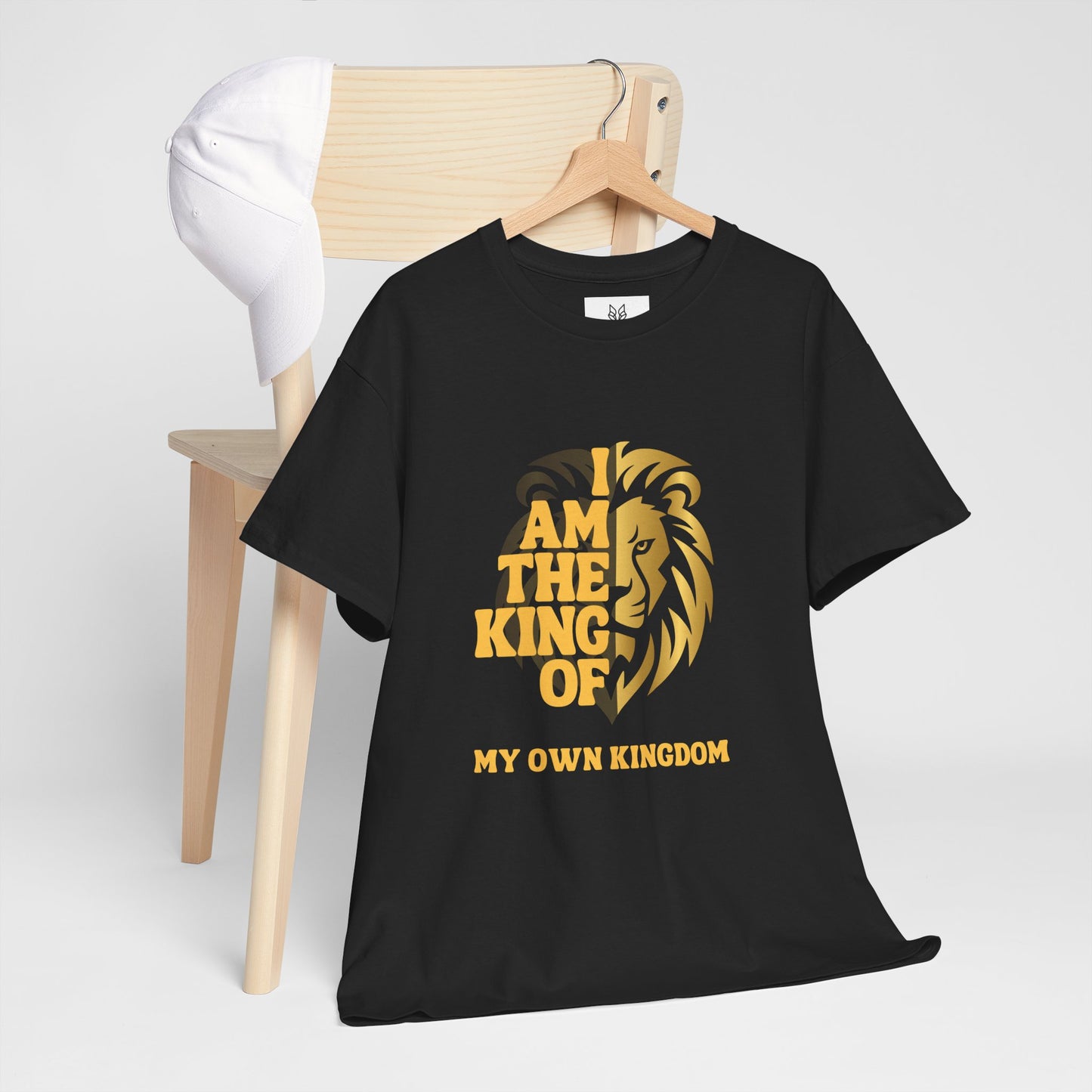 Lion Print Cotton T-Shirt – Fierce Graphic Tee, Casual Everyday Wear, Animal Lover Gift - Wolf Aura Co