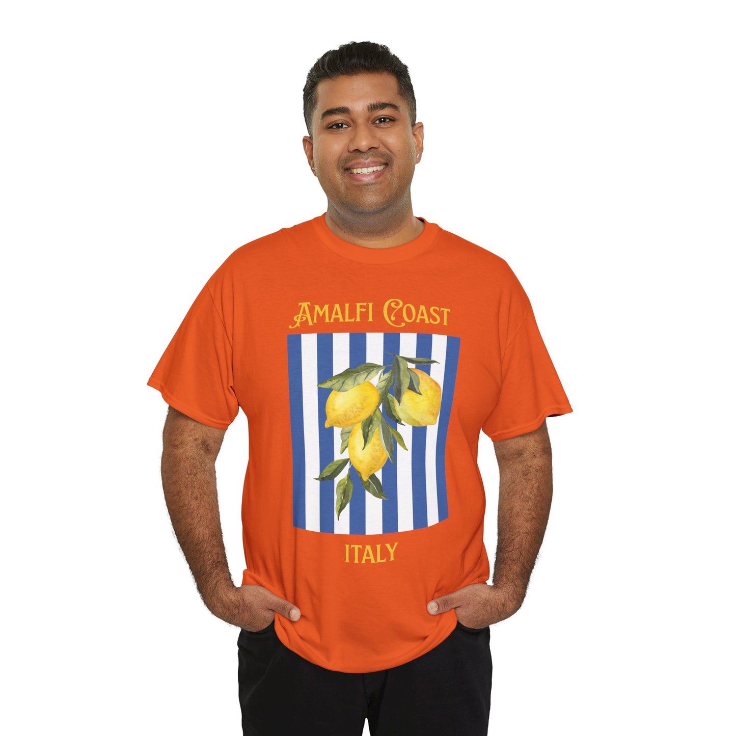 Unisex Amalfi Coast T-Shirt – Casual Coastal Graphic Tee - Wolf Aura Co