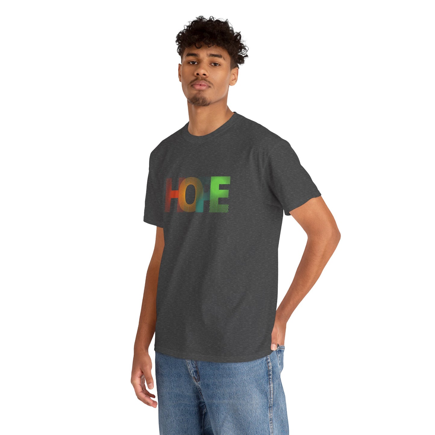 Unisex Hope Graphic Tee – Motivational Casual Wear - Wolf Aura Co