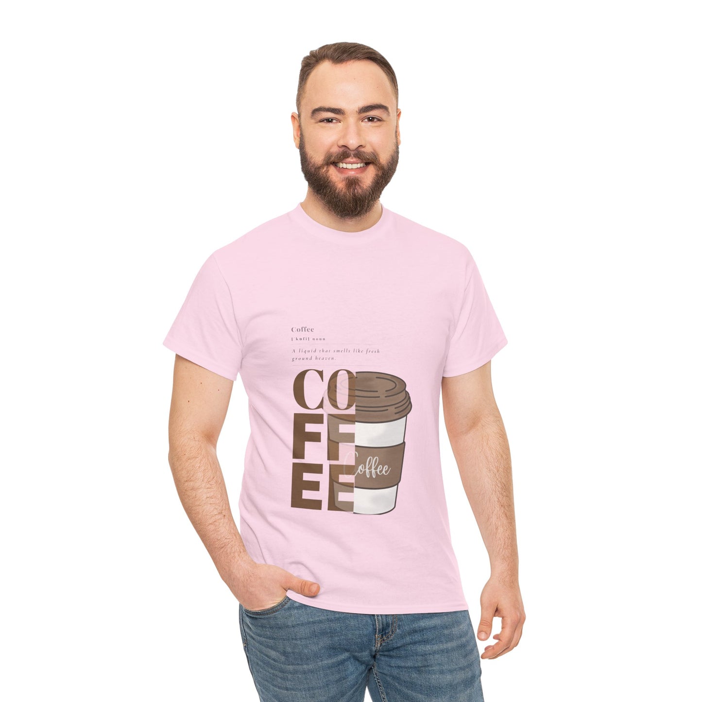 Fresh Brew Vibes Unisex Cotton Tee – Casual Coffee Lover’s T-Shirt