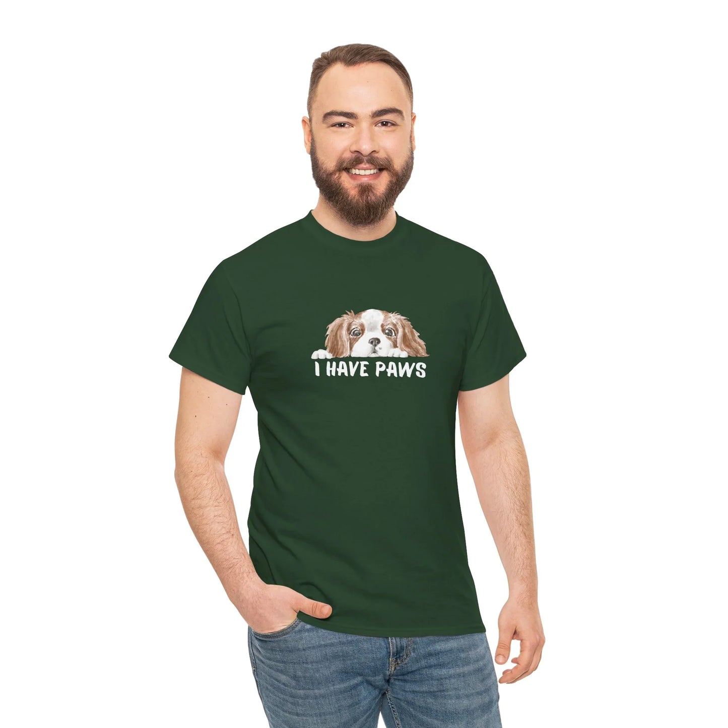 Dog Lover's Unisex Tee - I Have Paws - Wolf Aura Co
