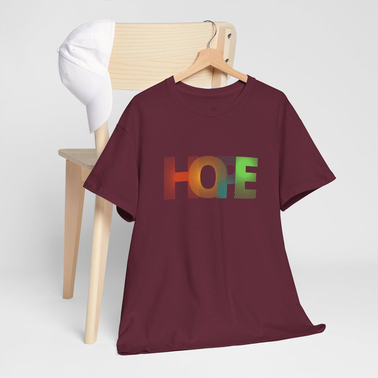 Unisex Hope Graphic Tee – Motivational Casual Wear - Wolf Aura Co