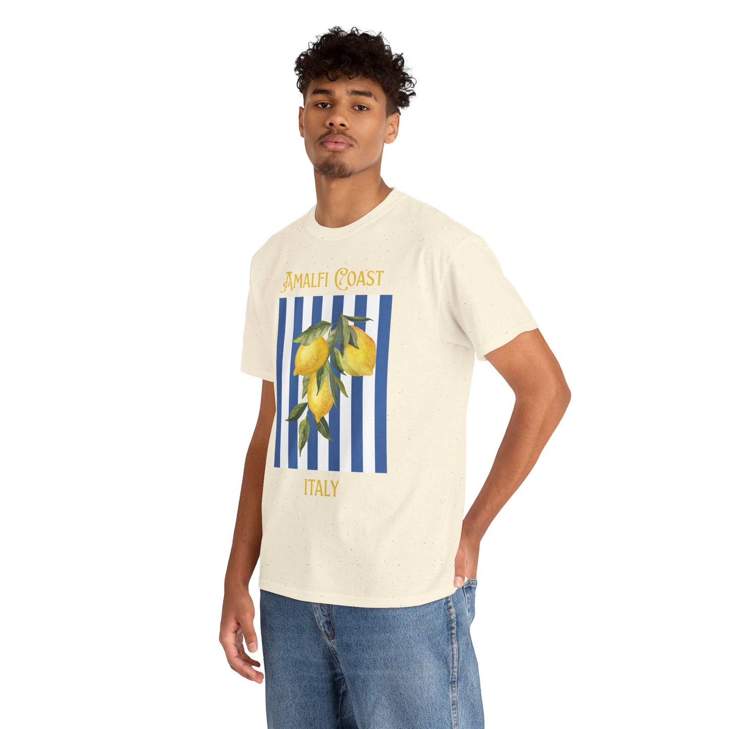 Unisex Amalfi Coast T-Shirt – Casual Coastal Graphic Tee - Wolf Aura Co