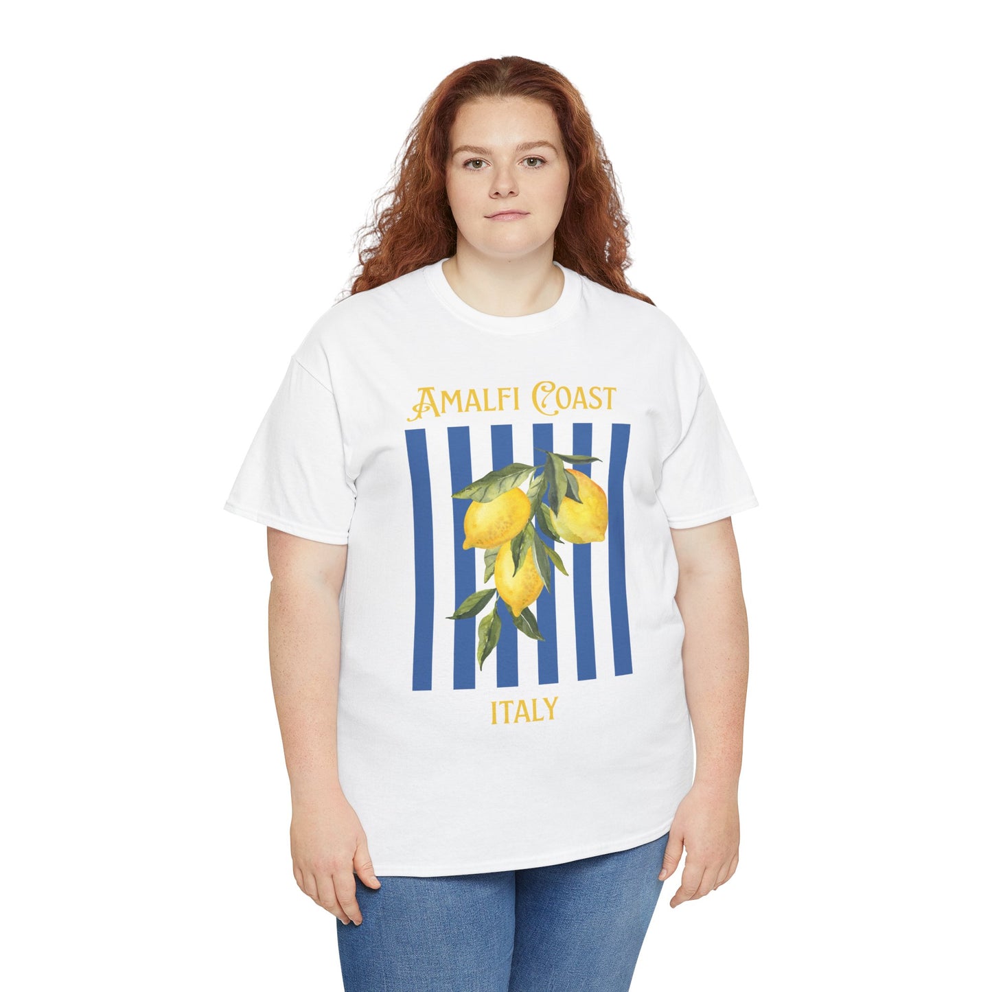 Unisex Amalfi Coast T-Shirt – Casual Coastal Graphic Tee - Wolf Aura Co