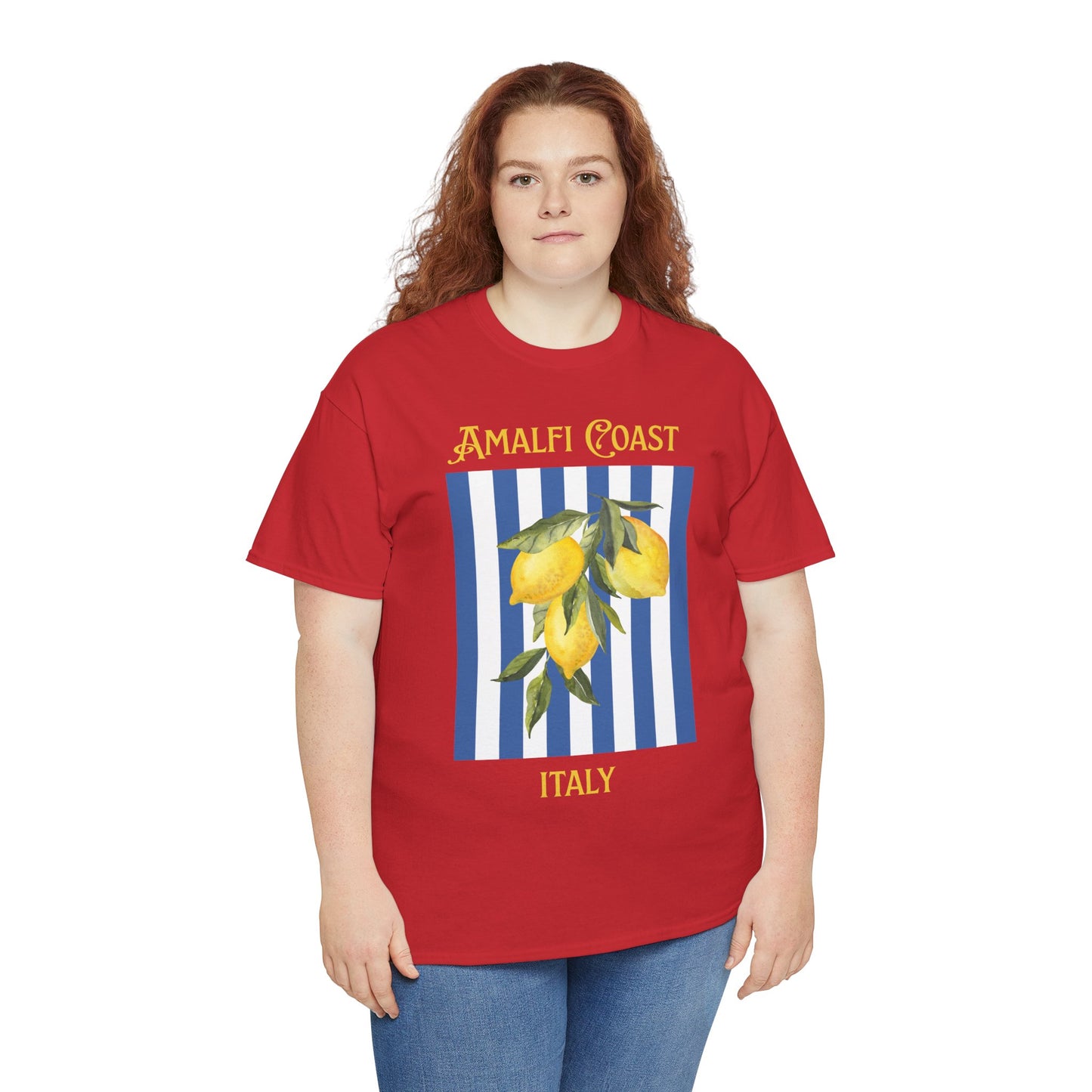 Unisex Amalfi Coast T-Shirt – Casual Coastal Graphic Tee - Wolf Aura Co