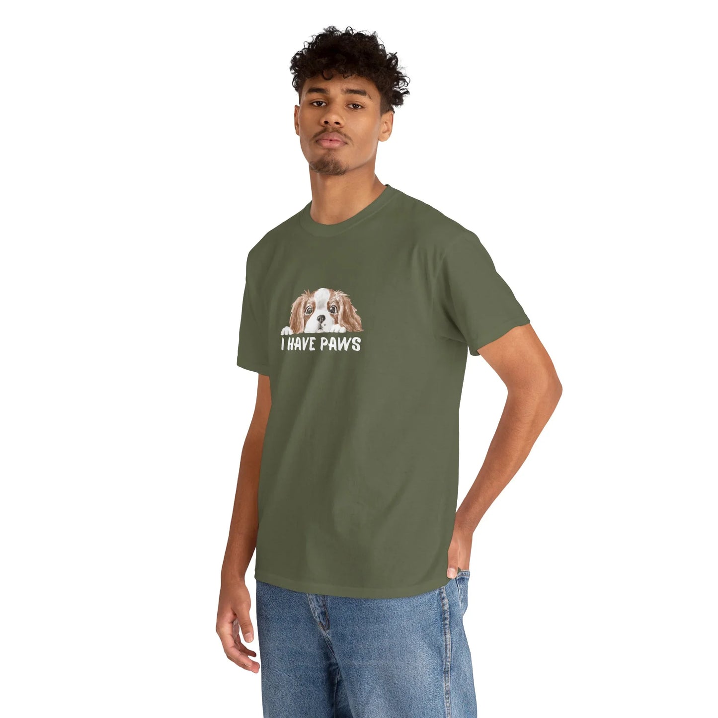 Dog Lover's Unisex Tee - I Have Paws - Wolf Aura Co