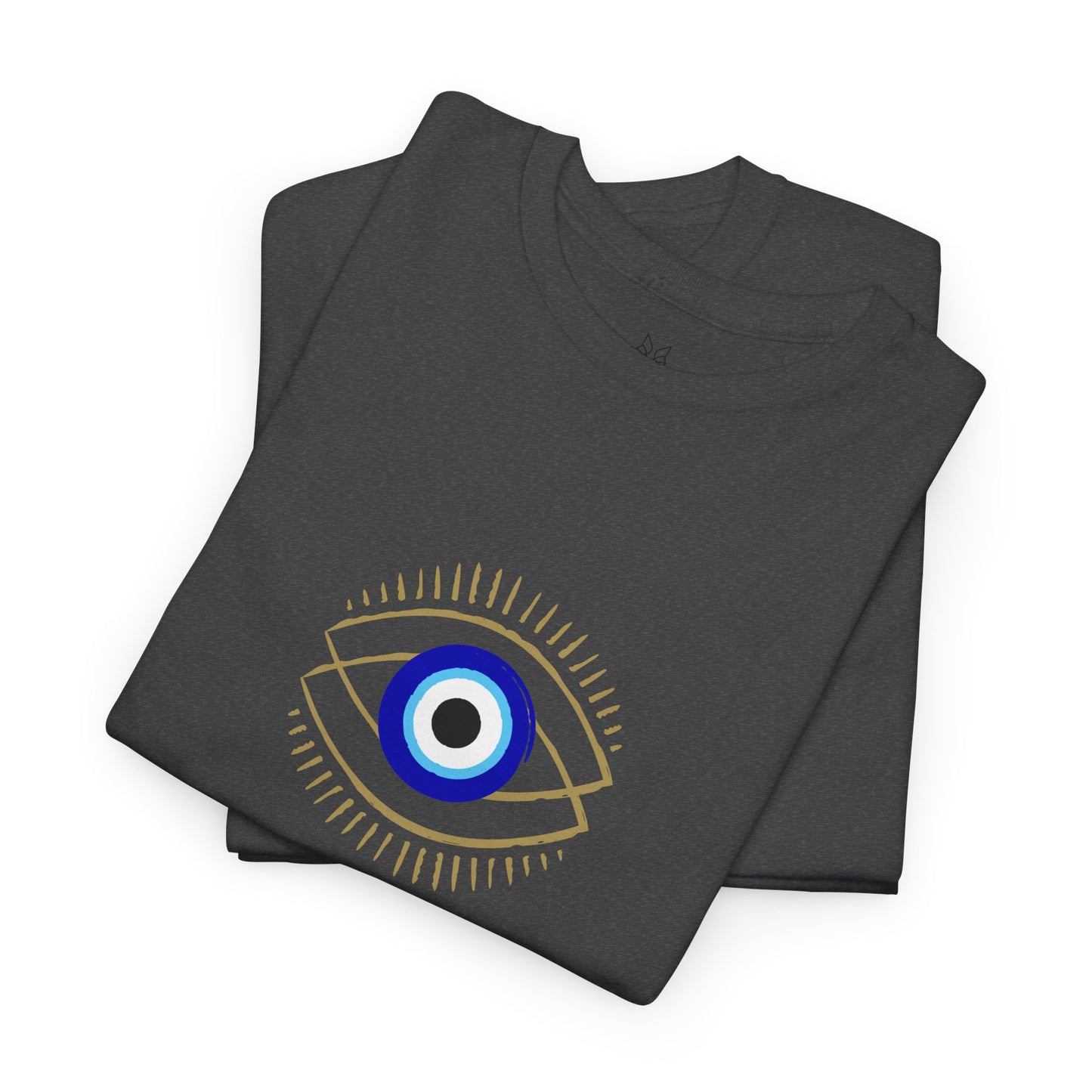 Evil Eye Graphic Tee – Unisex Casual Cotton T-Shirt | Protect Your Energy Shirt, Positive Vibes Apparel, Spiritual Gift - Wolf Aura Co