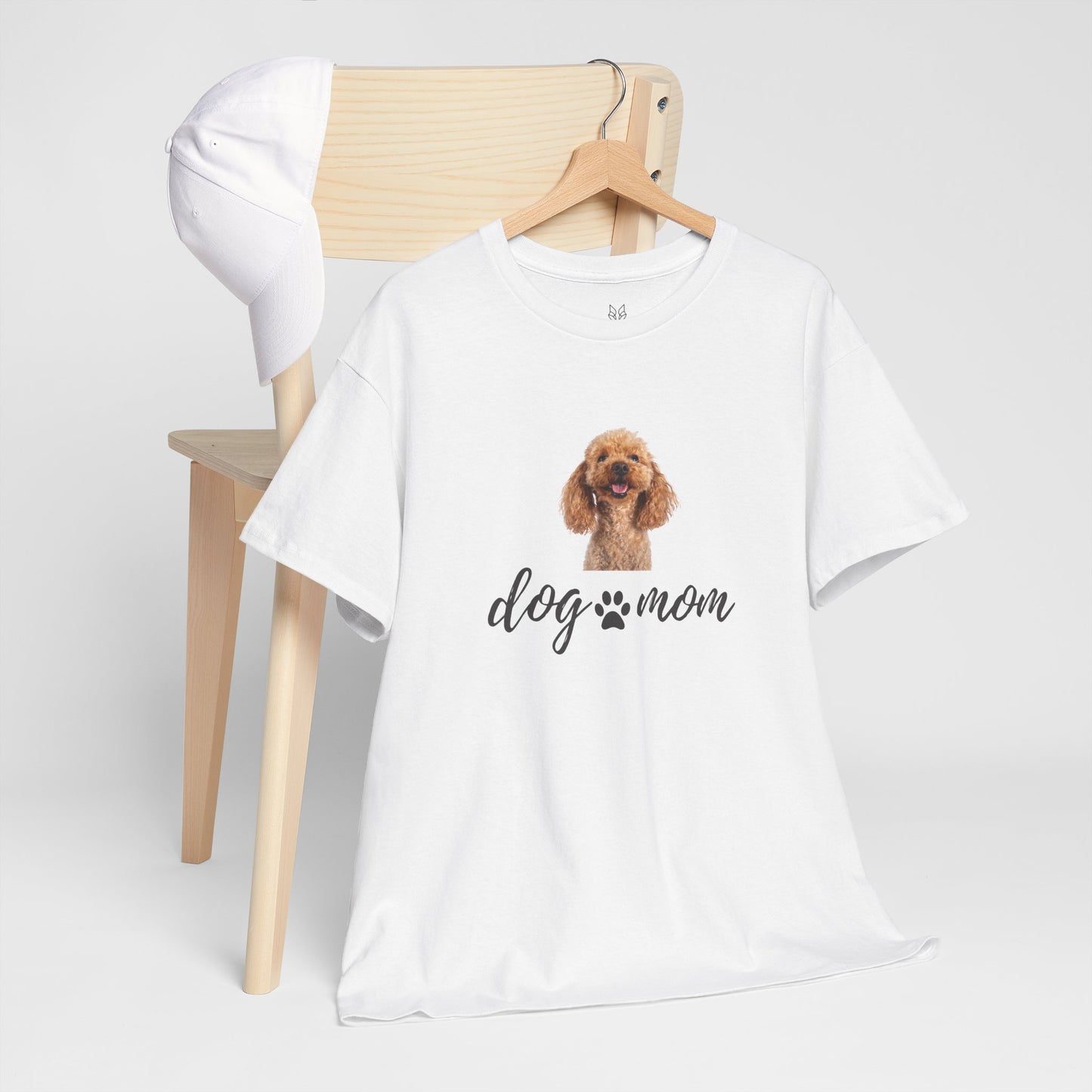 Dog Print Cotton T-Shirt – Cute Casual Tee for Dog Moms | Gift for Dog Lovers, Everyday Comfort, Pet Parent Apparel - Wolf Aura Co