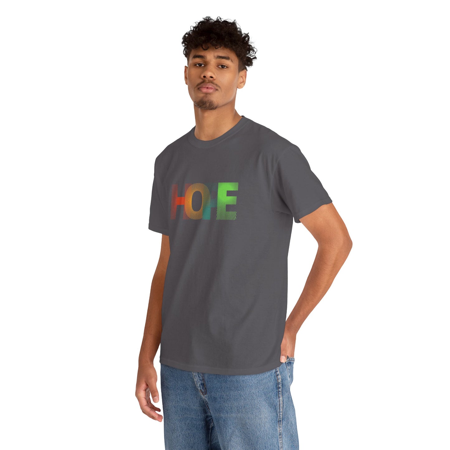Unisex Hope Graphic Tee – Motivational Casual Wear - Wolf Aura Co