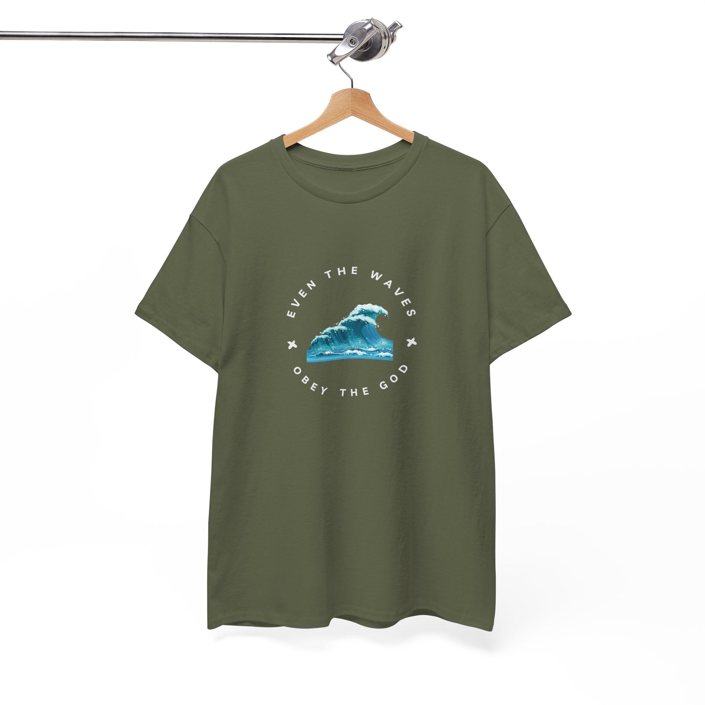 Wave Unisex Tee – Casual Cotton T-Shirt for Everyday Comfort - Wolf Aura Co