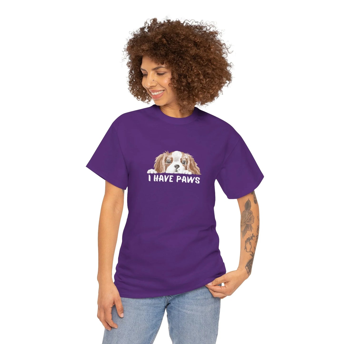 Dog Lover's Unisex Tee - I Have Paws - Wolf Aura Co