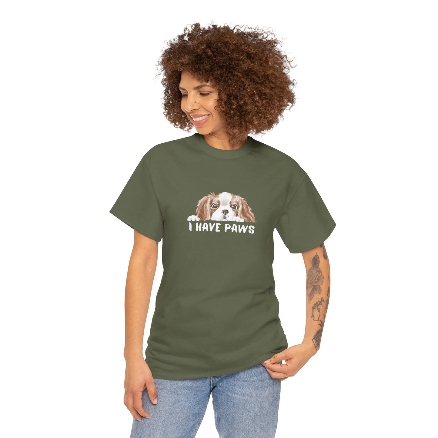 Dog Lover's Unisex Tee - I Have Paws - Wolf Aura Co