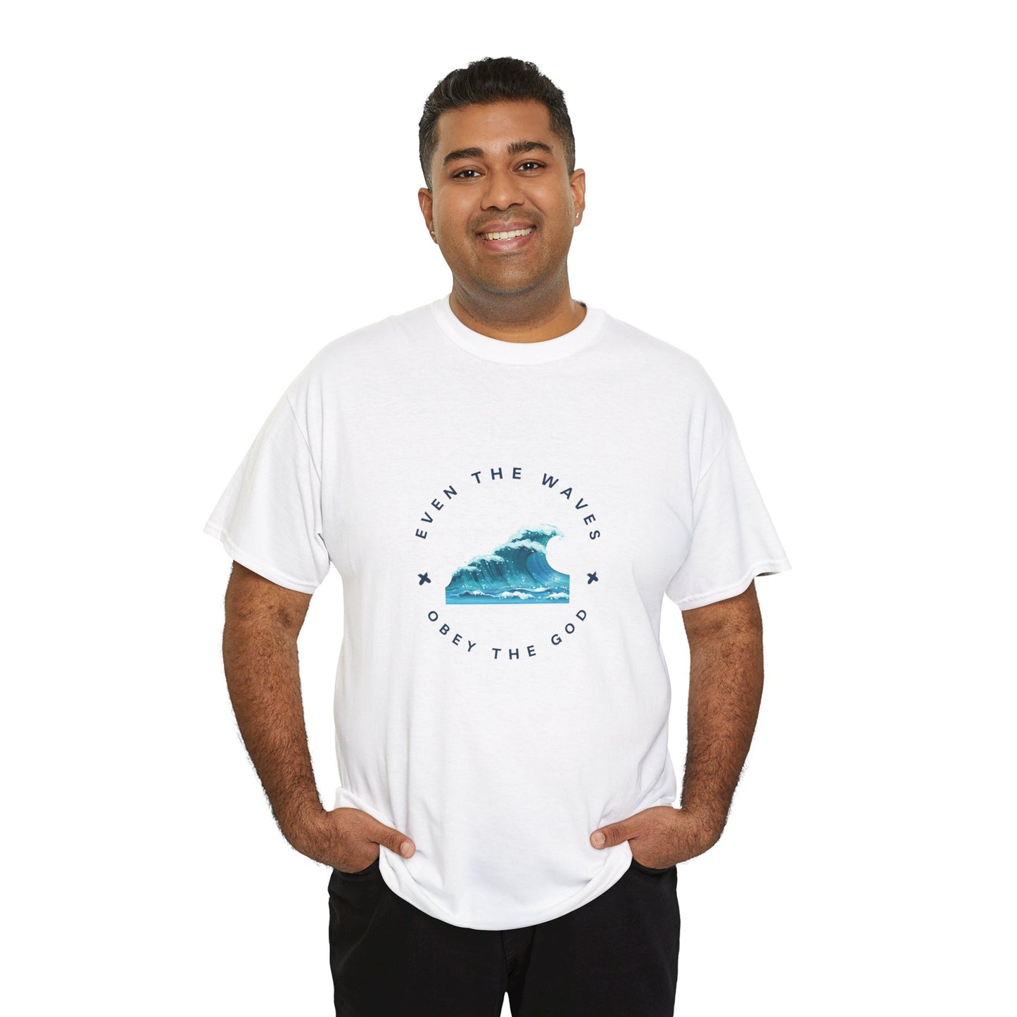 Wave Unisex Tee – Casual Cotton T-Shirt for Everyday Comfort - Wolf Aura Co