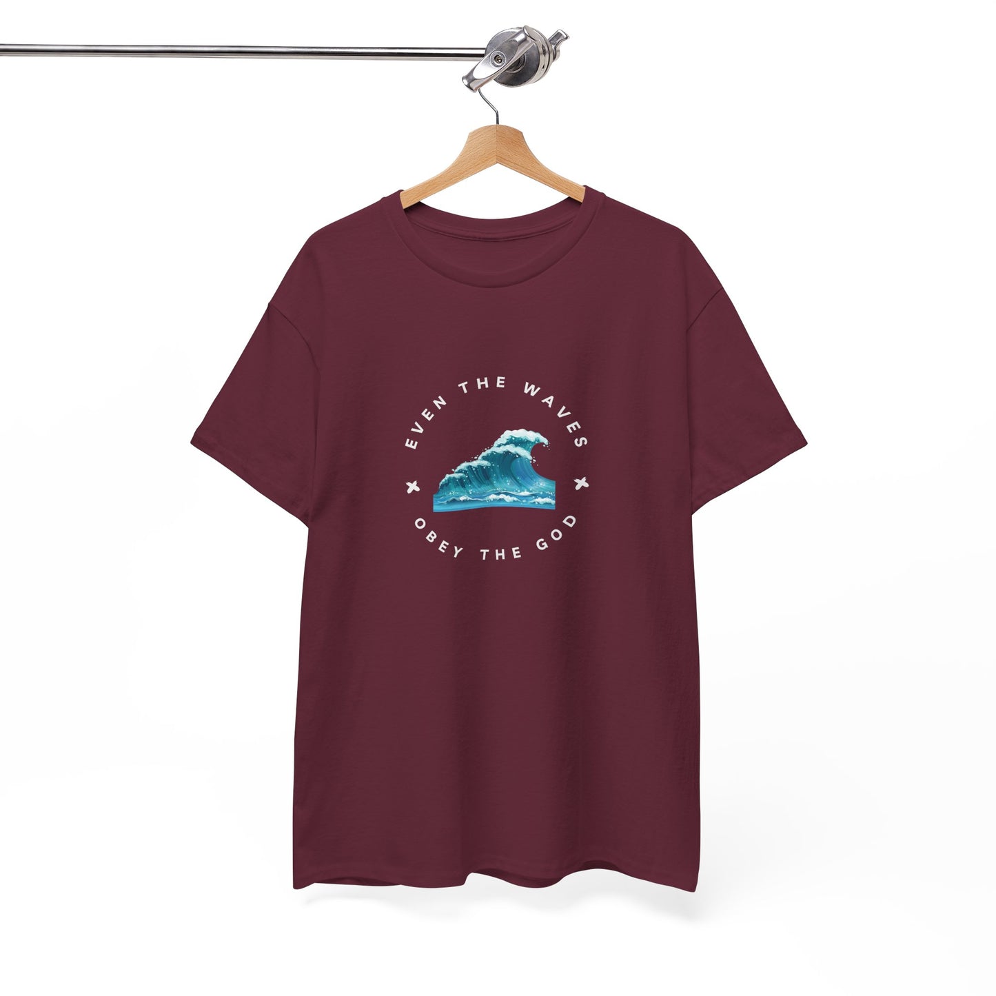 Wave Unisex Tee – Casual Cotton T-Shirt for Everyday Comfort - Wolf Aura Co