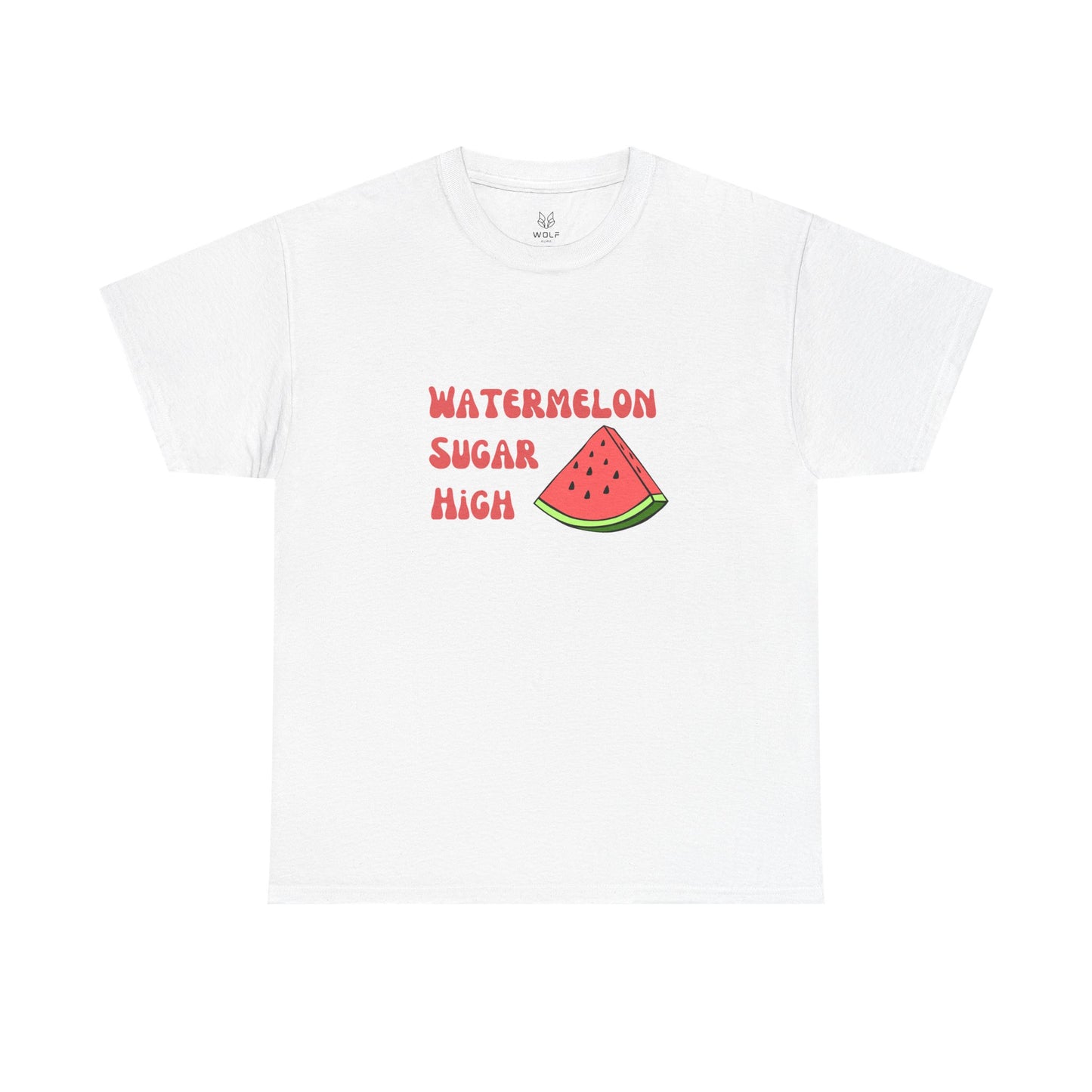 Watermelon Print Cotton T-Shirt