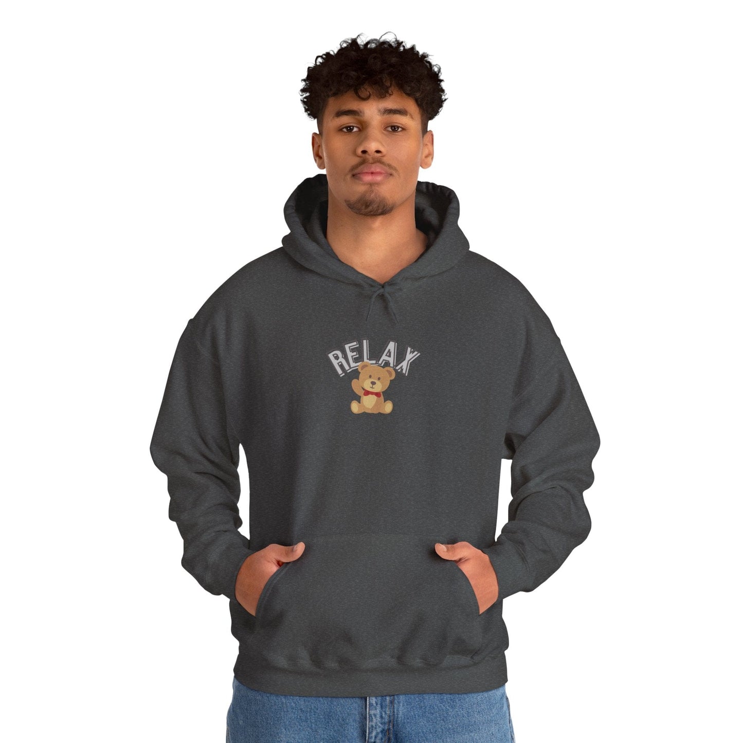 Teddy Bear Graphic Hoodie – Relaxation Sweatshirt for Men & Women - Wolf Aura Co