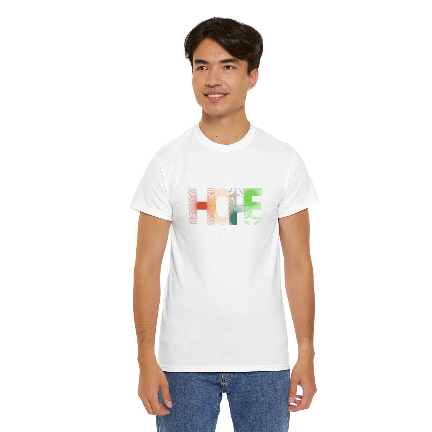 Unisex Hope Graphic Tee – Motivational Casual Wear - Wolf Aura Co