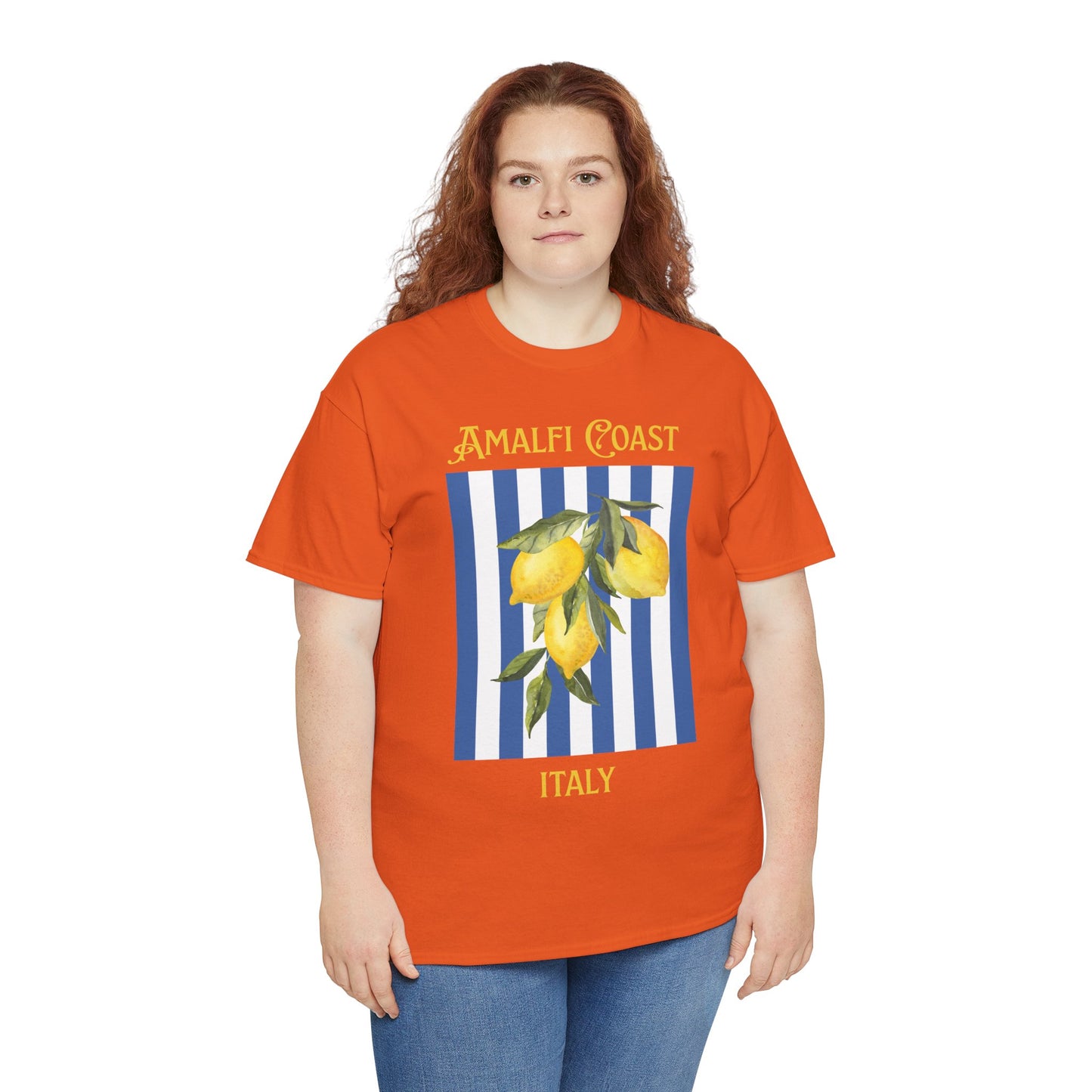 Unisex Amalfi Coast T-Shirt – Casual Coastal Graphic Tee - Wolf Aura Co