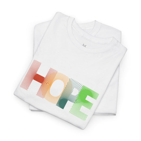 Unisex Hope Graphic Tee – Motivational Casual Wear - Wolf Aura Co
