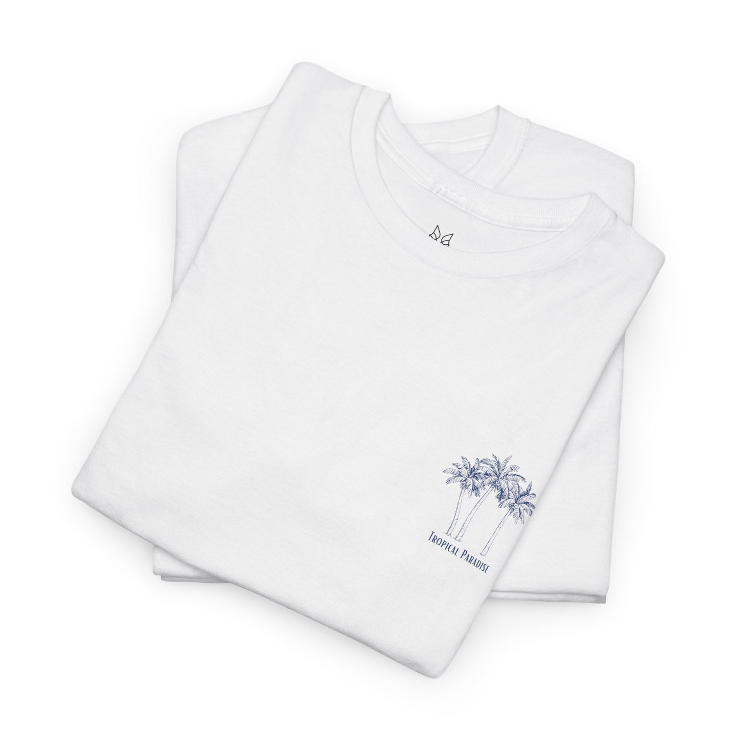 Palm Tree Print Cotton T-Shirt – Casual Summer Tee, Beachwear, Tropical Graphic Shirt, Everyday Comfort - Wolf Aura Co